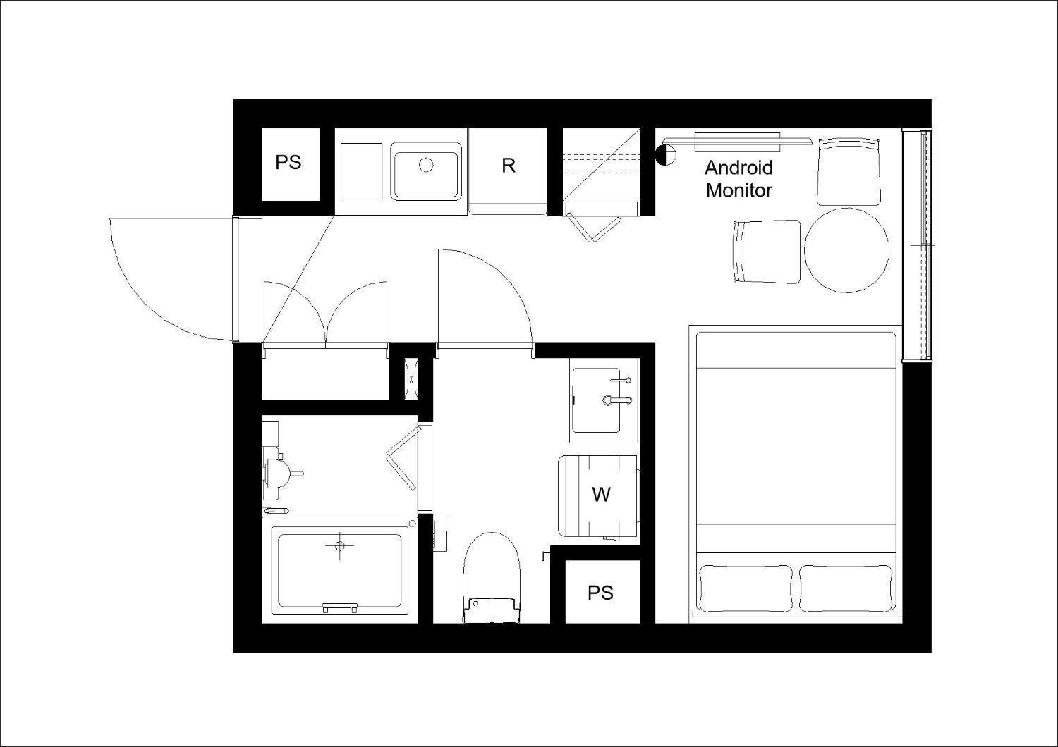 Apartamento Arucia Sangenjaya Tokio Habitación foto